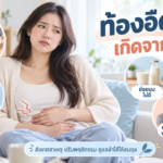 ท้องอืดบ่อย เกิดจากอะไร