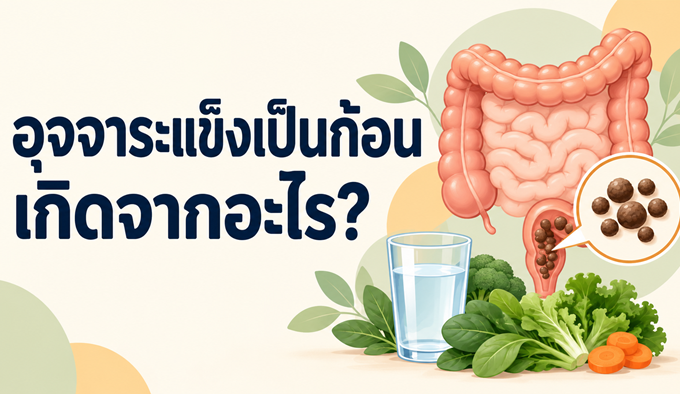 อุจจาระแข็งเป็นก้อน