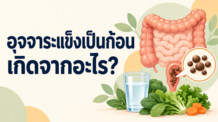 อุจจาระแข็งเป็นก้อน